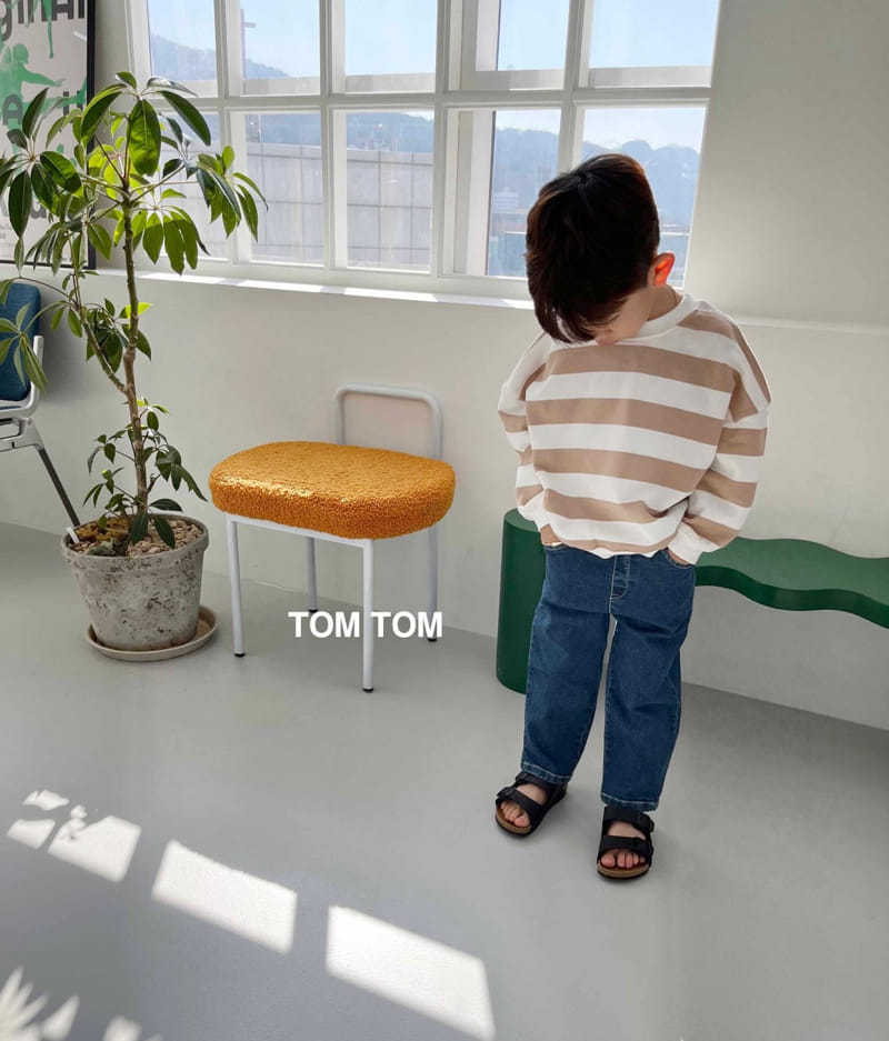 Tom Tom - Korean Children Fashion - #childrensboutique - Soft Stripes Sweatshirt - 6
