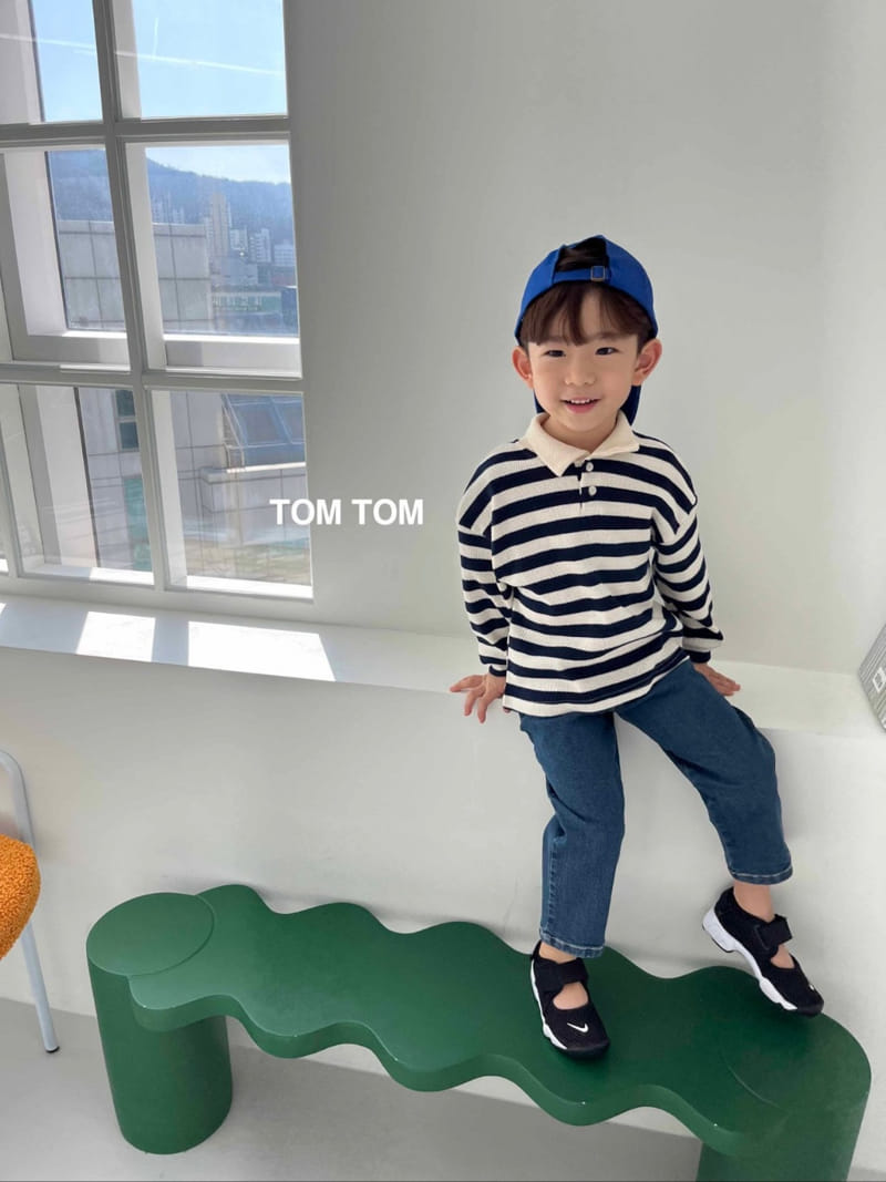 Tom Tom - Korean Children Fashion - #designkidswear - Croiffle Collar Tee - 10