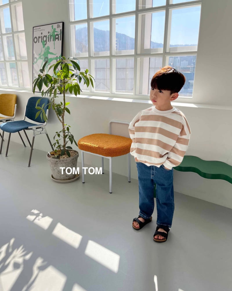 Tom Tom - Korean Children Fashion - #designkidswear - Soft Stripes Sweatshirt - 7