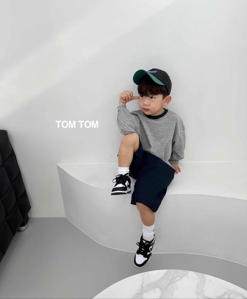Tom Tom - Korean Children Fashion - #designkidswear - Natural Stripes Tee - 5