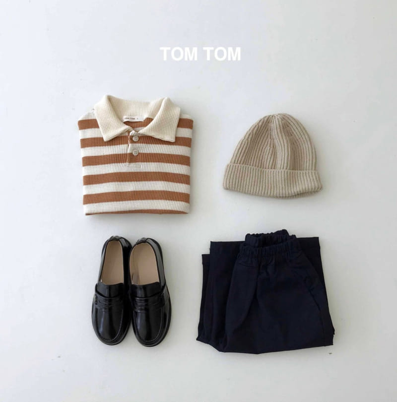 Tom Tom - Korean Children Fashion - #fashionkids - Croiffle Collar Tee - 12
