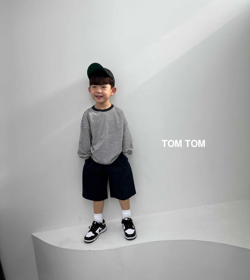 Tom Tom - Korean Children Fashion - #fashionkids - Natural Stripes Tee - 7