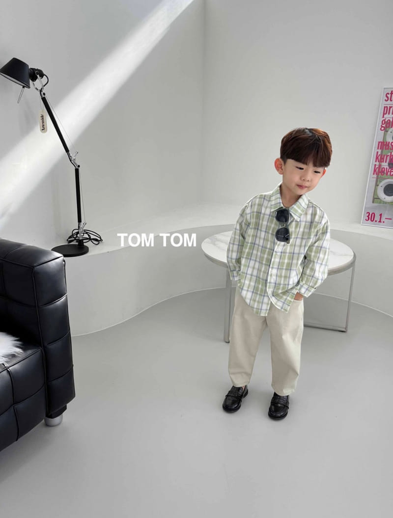 Tom Tom - Korean Children Fashion - #kidzfashiontrend - Friends Check Shirt - 3