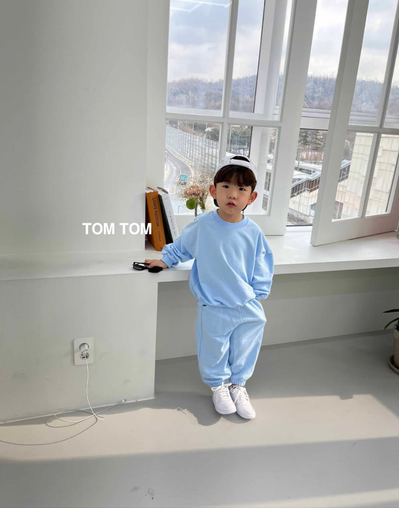 Tom Tom - Korean Children Fashion - #kidzfashiontrend - Pstel Daily Top Bottom Set - 2