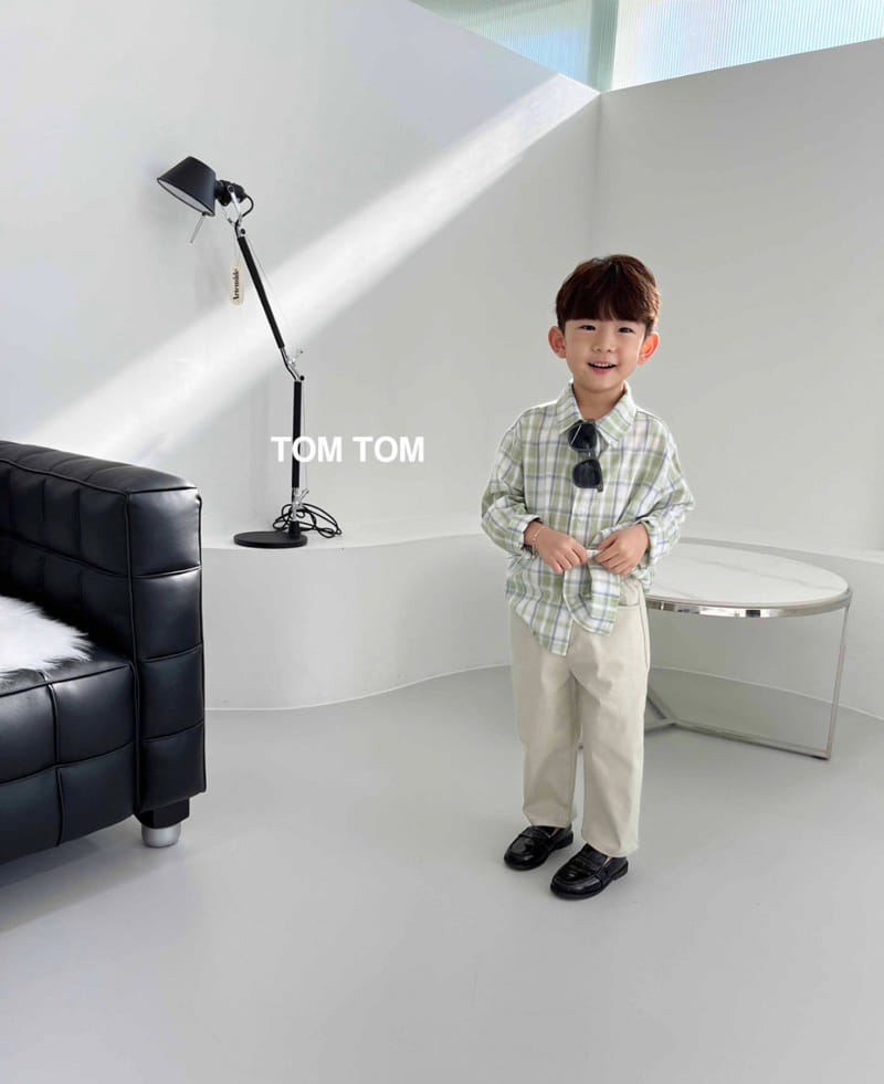 Tom Tom - Korean Children Fashion - #littlefashionista - Friends Check Shirt - 5