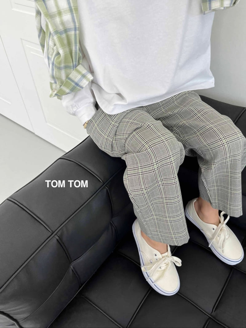 Tom Tom - Korean Children Fashion - #magicofchildhood - Check Pants - 9
