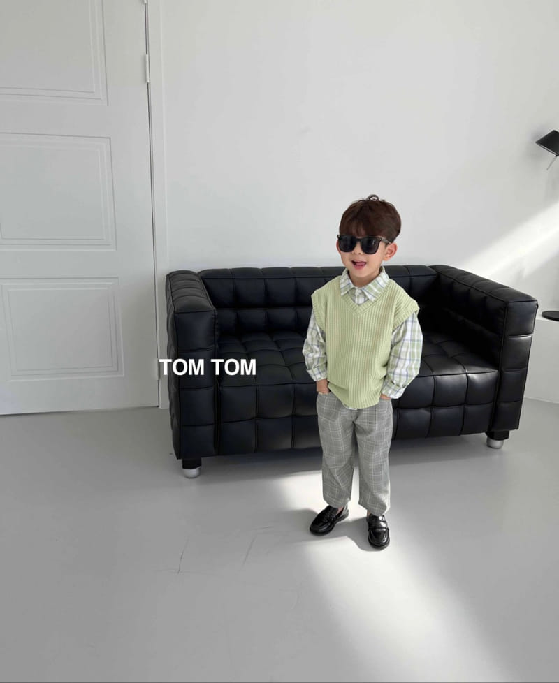 Tom Tom - Korean Children Fashion - #minifashionista - Check Pants - 10
