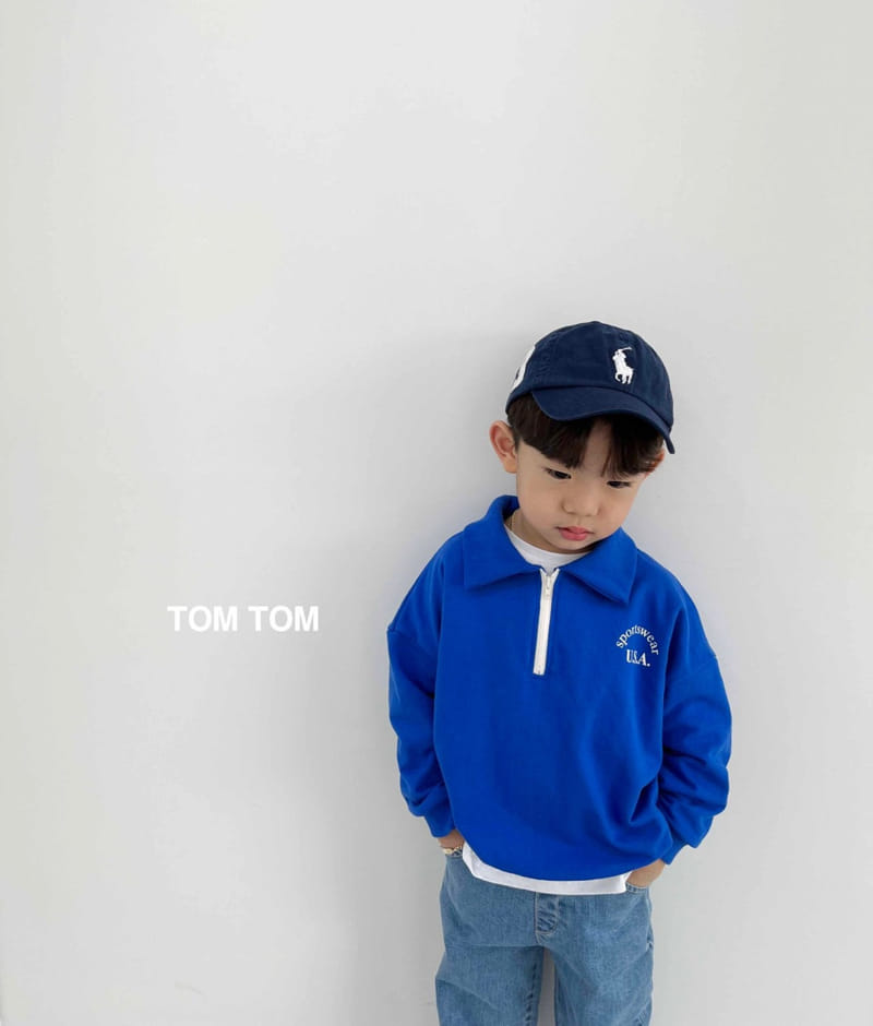 Tom Tom - Korean Children Fashion - #prettylittlegirls - USA Half Collar Sweatshirt - 5