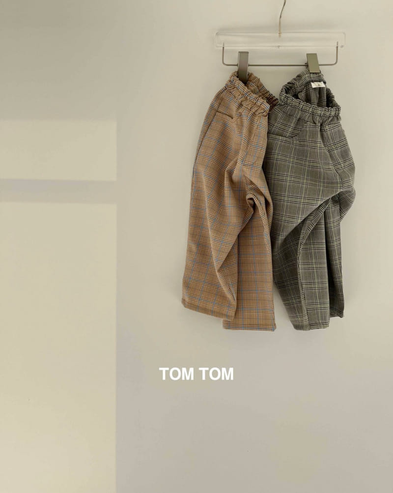 Tom Tom - Korean Children Fashion - #prettylittlegirls - Check Pants - 11