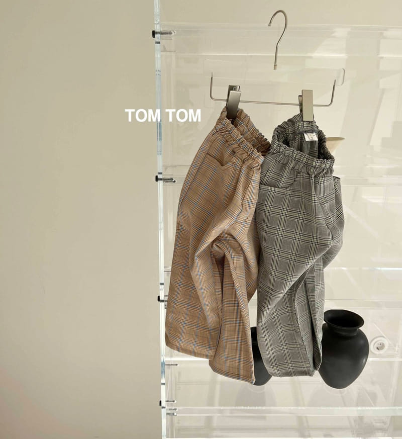 Tom Tom - Korean Children Fashion - #todddlerfashion - Check Pants - 12