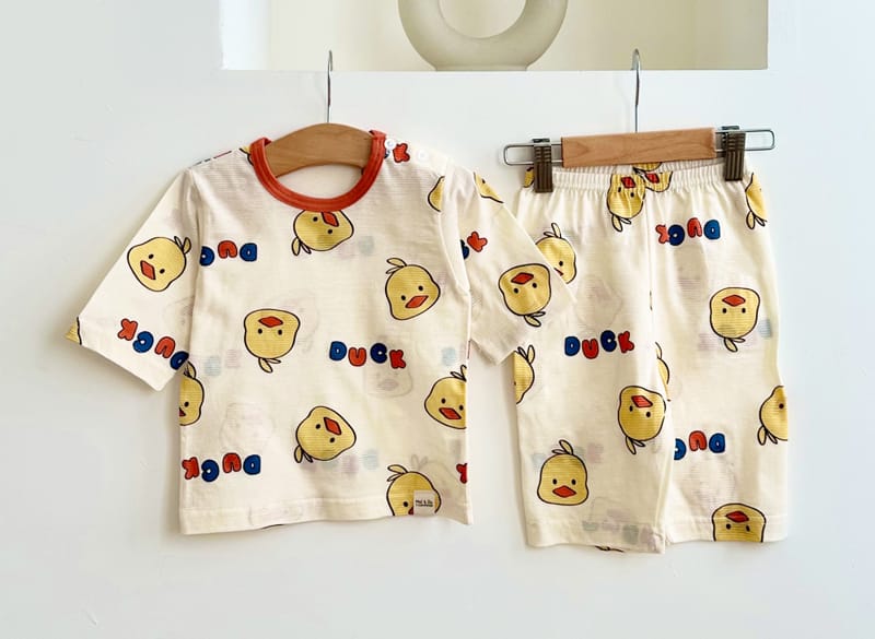 Ttasom - Korean Children Fashion - #discoveringself - Yellow Duck Jacquared Easywer - 3