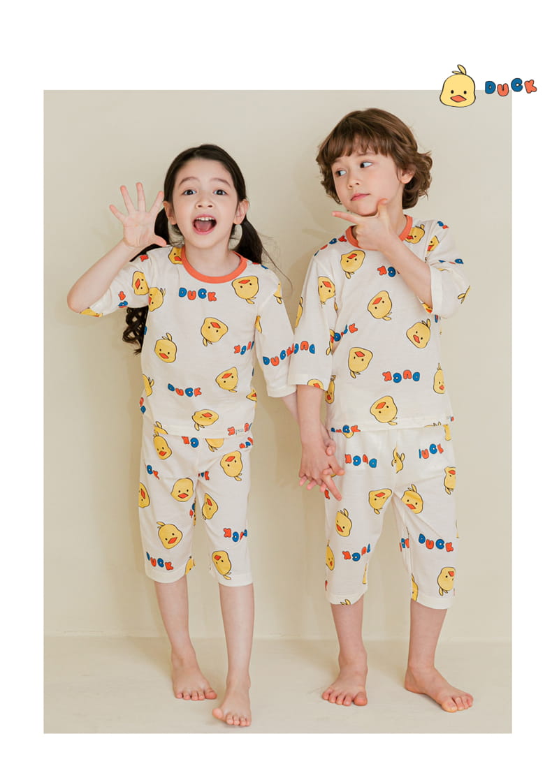 Ttasom - Korean Children Fashion - #discoveringself - Yellow Duck Jacquared Easywer - 4