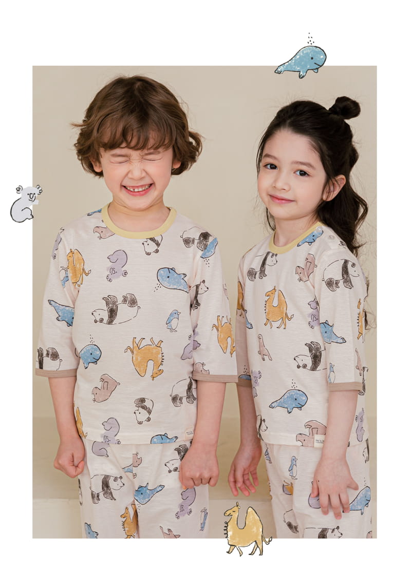 Ttasom - Korean Children Fashion - #fashionkids - Animal Lanf Jacquared Easywer - 4