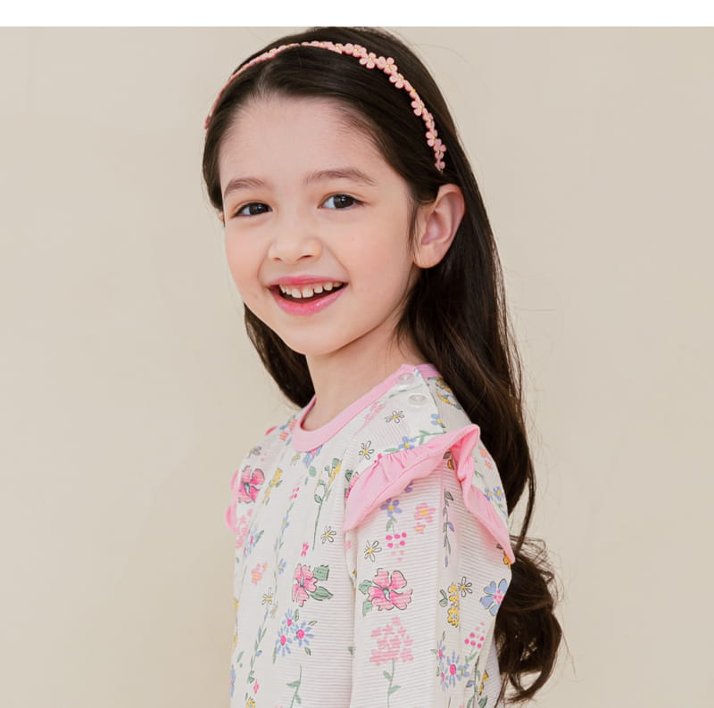 Ttasom - Korean Children Fashion - #kidsstore - Small Flower Jacquared Easywer - 7