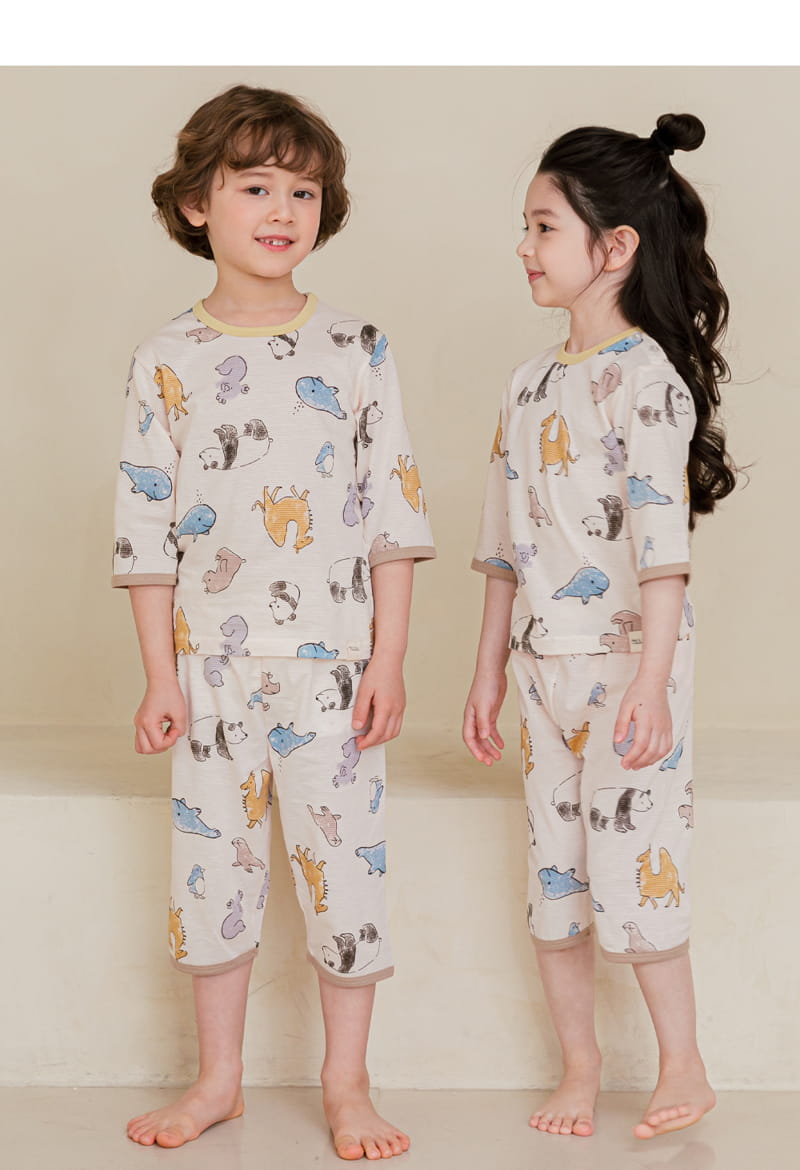 Ttasom - Korean Children Fashion - #kidzfashiontrend - Animal Lanf Jacquared Easywer - 6