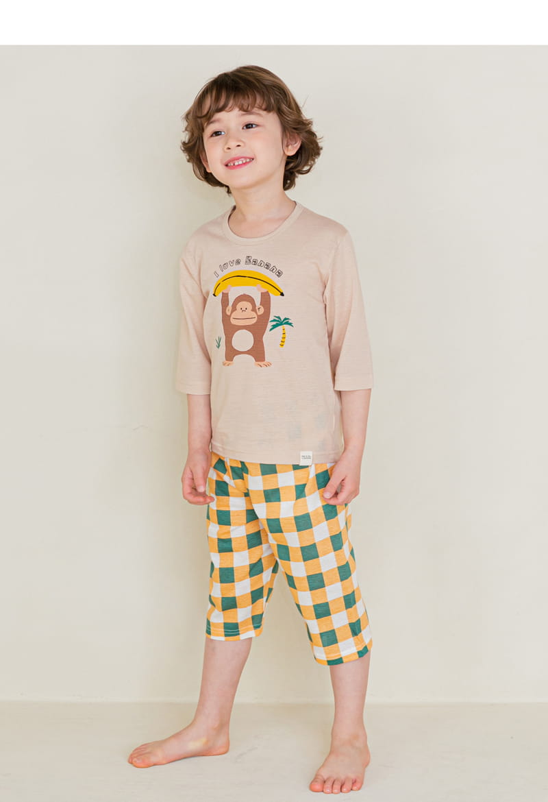 Ttasom - Korean Children Fashion - #littlefashionista - Banana Jacquared Easywer - 6
