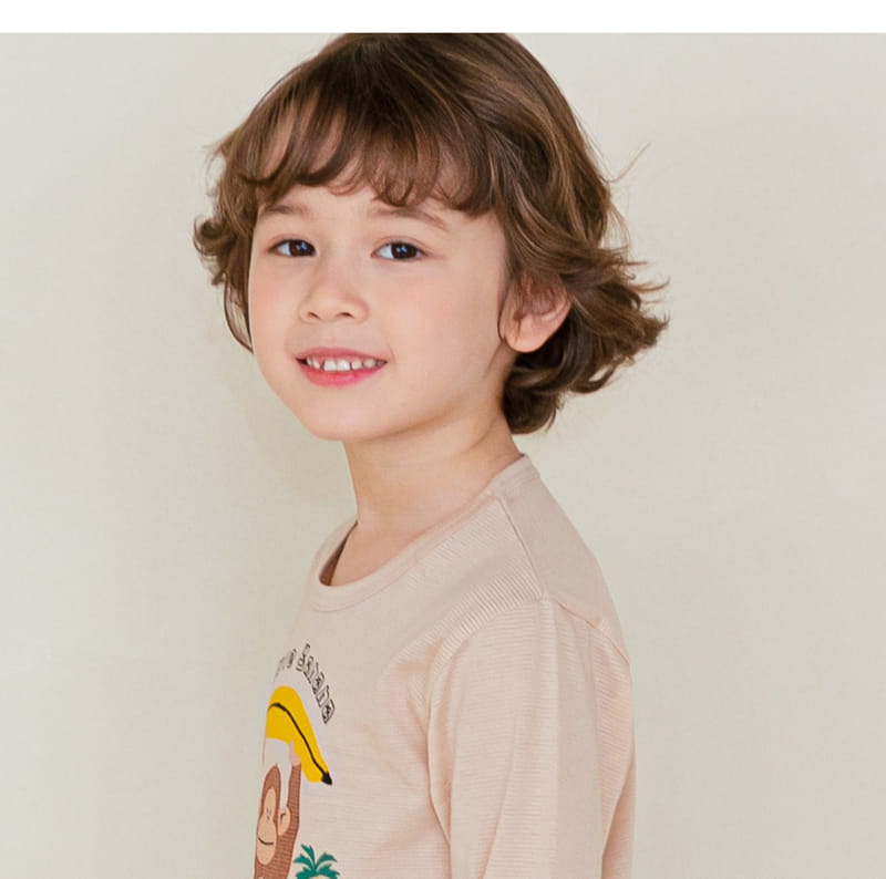 Ttasom - Korean Children Fashion - #magicofchildhood - Banana Jacquared Easywer - 7