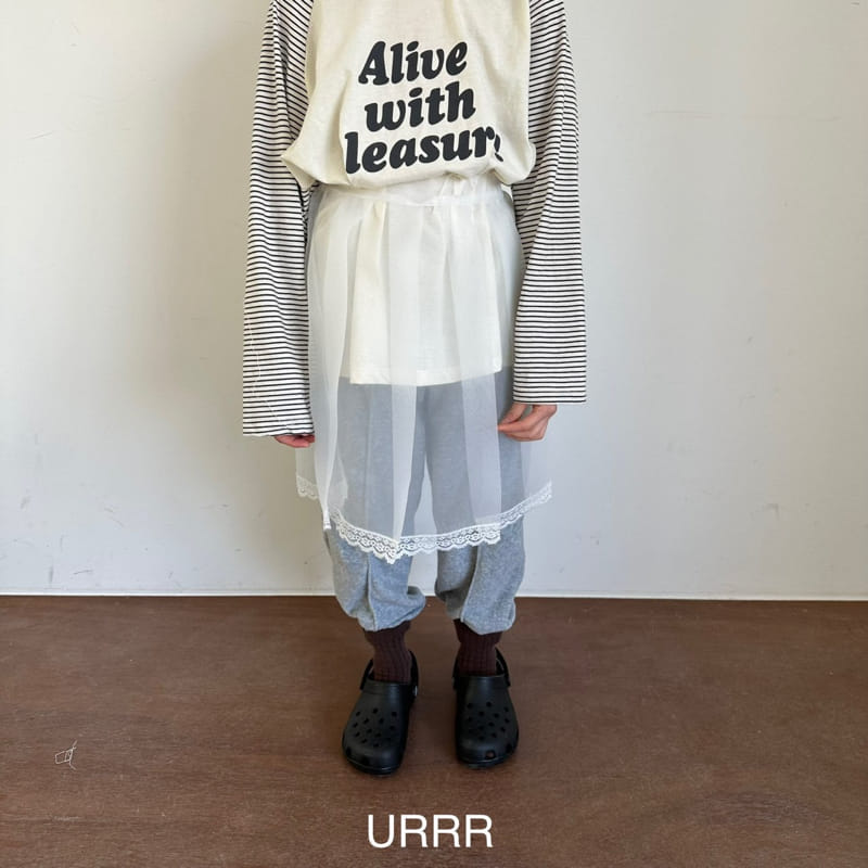 Urrr - Korean Children Fashion - #kidsshorts - Bagle Tee
