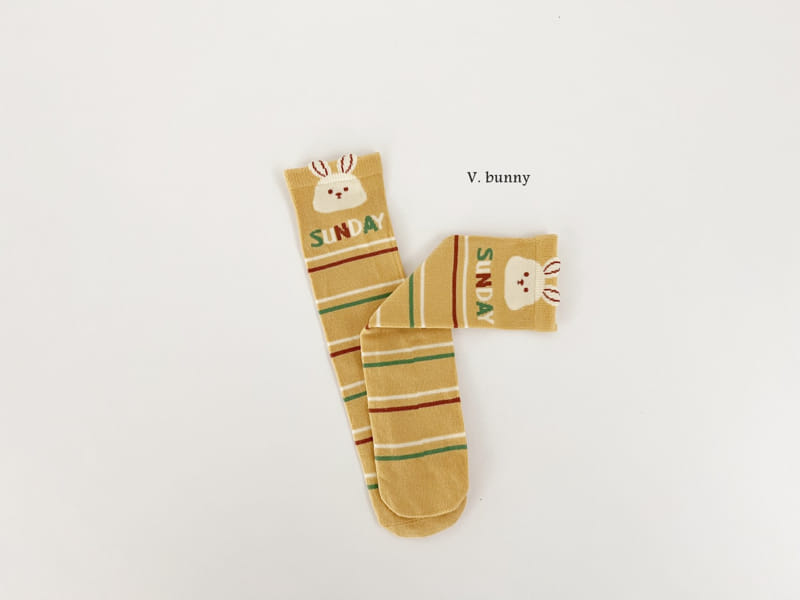 V Bunny - Korean Children Fashion - #Kfashion4kids - Nono Socks Set