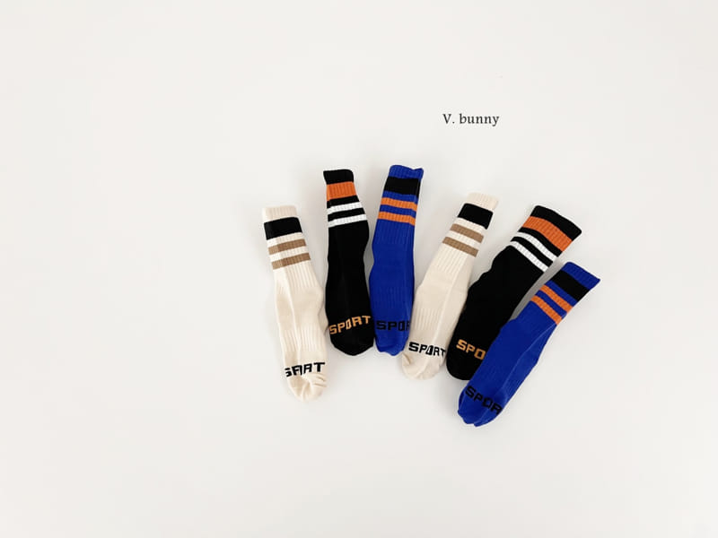 V Bunny - Korean Children Fashion - #Kfashion4kids - Peach Socks Set - 9
