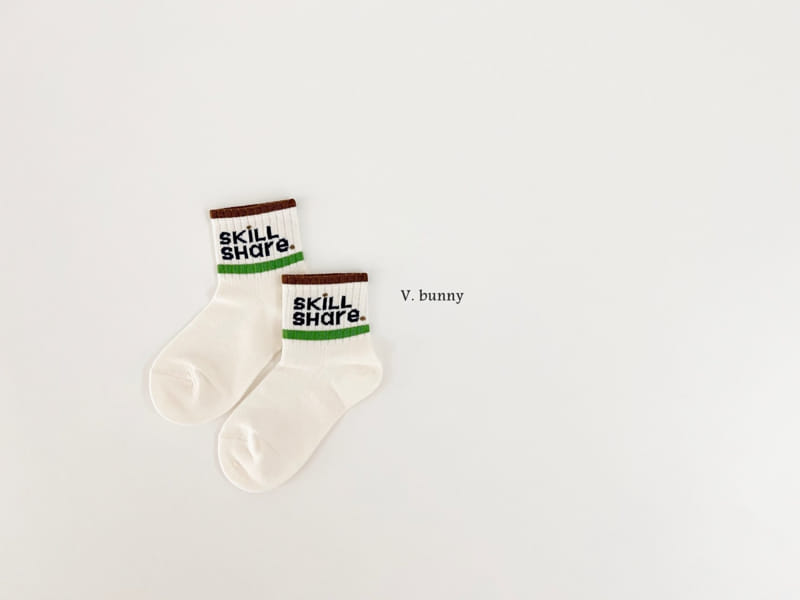 V Bunny - Korean Children Fashion - #Kfashion4kids - Share Socks Set - 5