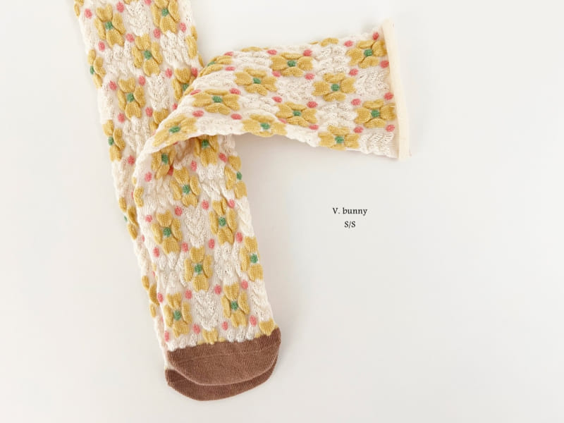 V Bunny - Korean Children Fashion - #childofig - Pure Socks Set - 6