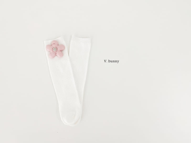 V Bunny - Korean Children Fashion - #childofig - Pearl Socks Set - 3