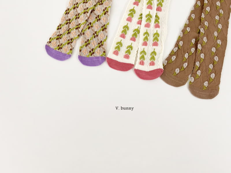 V Bunny - Korean Children Fashion - #childrensboutique - Fomfom Socks Set - 8