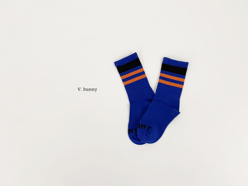 V Bunny - Korean Children Fashion - #designkidswear - Peach Socks Set - 3