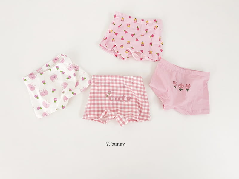 V Bunny - Korean Children Fashion - #designkidswear - Strawberry Under Pants - 8