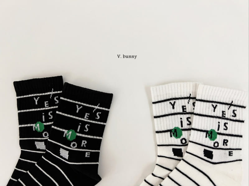 V Bunny - Korean Children Fashion - #discoveringself - Never Socks Set