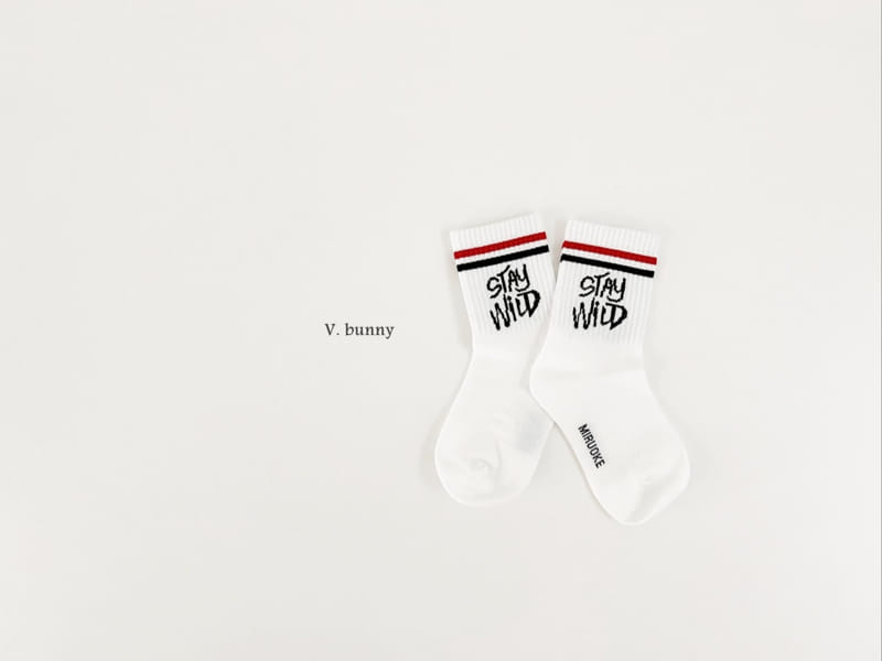 V Bunny - Korean Children Fashion - #kidzfashiontrend - Stay Socks Set - 3