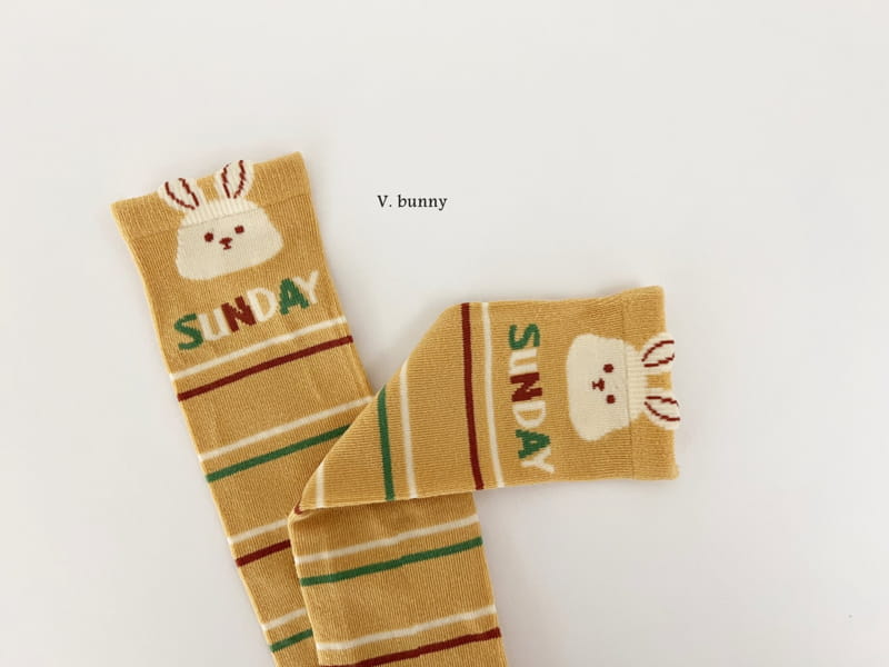 V Bunny - Korean Children Fashion - #littlefashionista - Nono Socks Set - 2