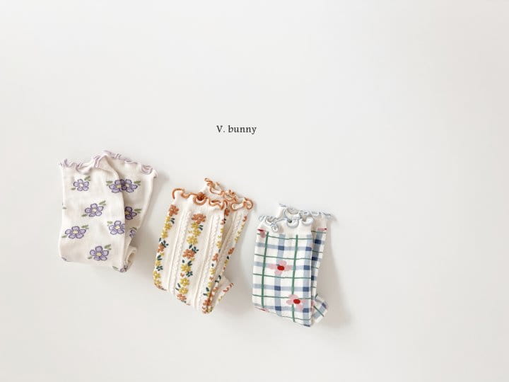 V Bunny - Korean Children Fashion - #littlefashionista - Purple Socks Set