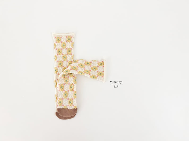 V Bunny - Korean Children Fashion - #stylishchildhood - Pure Socks Set - 5