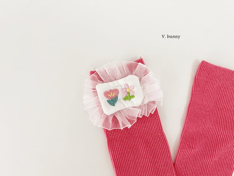 V Bunny - Korean Children Fashion - #stylishchildhood - Pearl Socks Set - 2