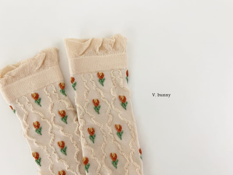 V Bunny - Korean Children Fashion - #todddlerfashion - Nono Socks Set - 6
