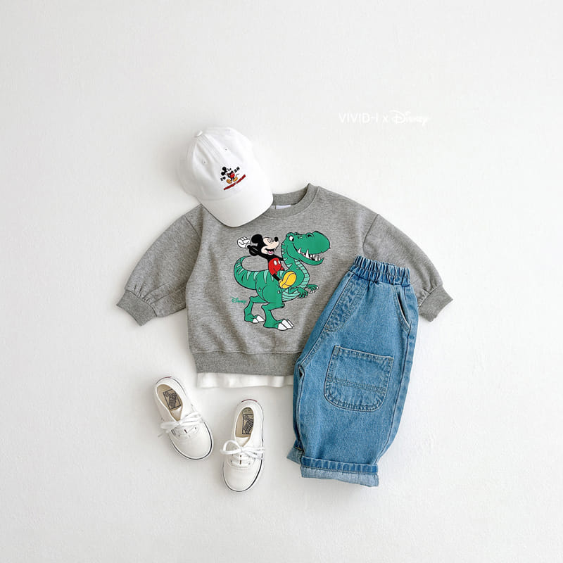 Vivid I - Korean Children Fashion - #Kfashion4kids - D Dino Sweatshirt - 6