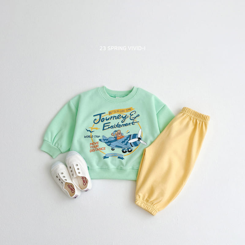 Vivid I - Korean Children Fashion - #kidzfashiontrend - Pilot Bear Sweatshirt - 4