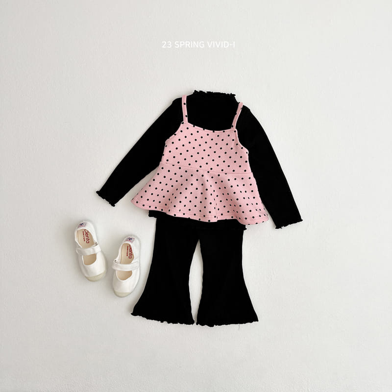 Vivid I - Korean Children Fashion - #childofig - Dot Bustier - 10