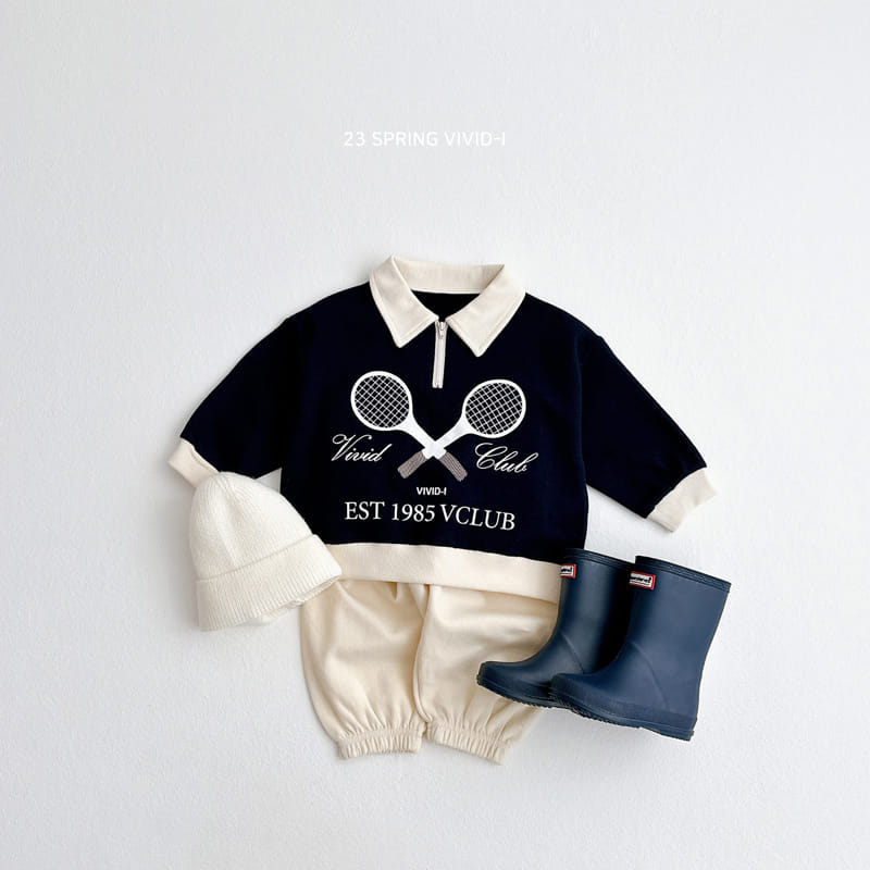 Vivid I - Korean Children Fashion - #childofig - Tennis Collar Sweatshirt - 5