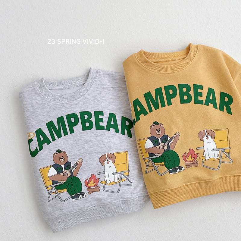 Vivid I - Korean Children Fashion - #childofig - Camp Bear Sweatshirt