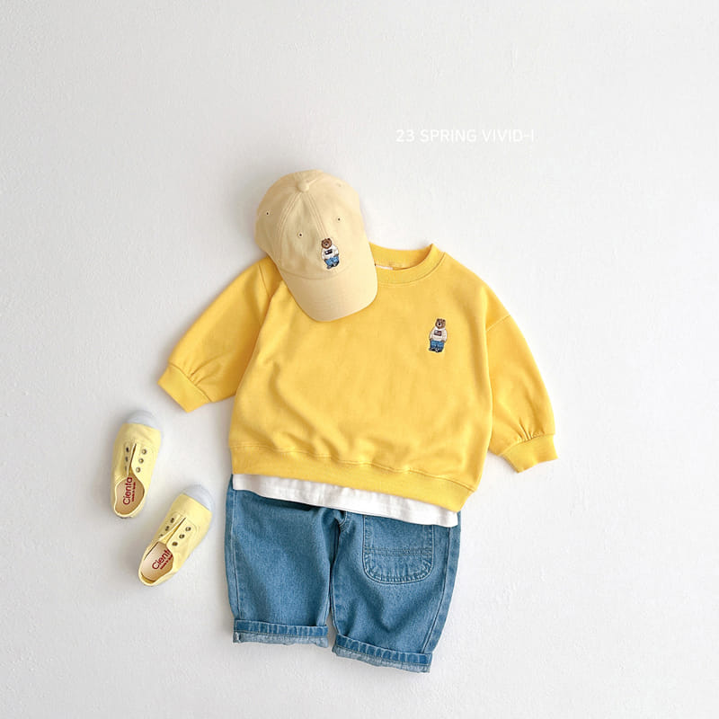 Vivid I - Korean Children Fashion - #childofig - Mini Bear Sweatshirt - 6