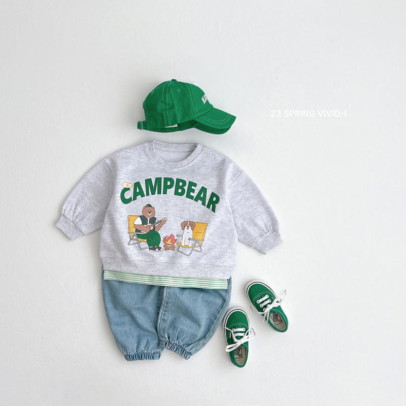 Vivid I - Korean Children Fashion - #childrensboutique - Camp Bear Sweatshirt - 2