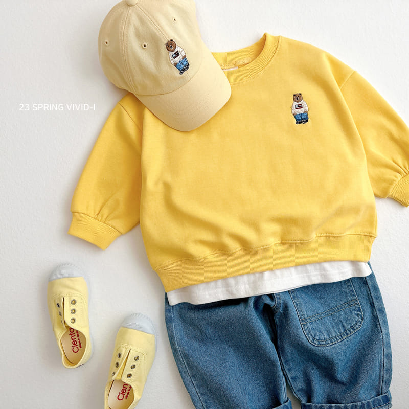 Vivid I - Korean Children Fashion - #childrensboutique - Mini Bear Sweatshirt - 7