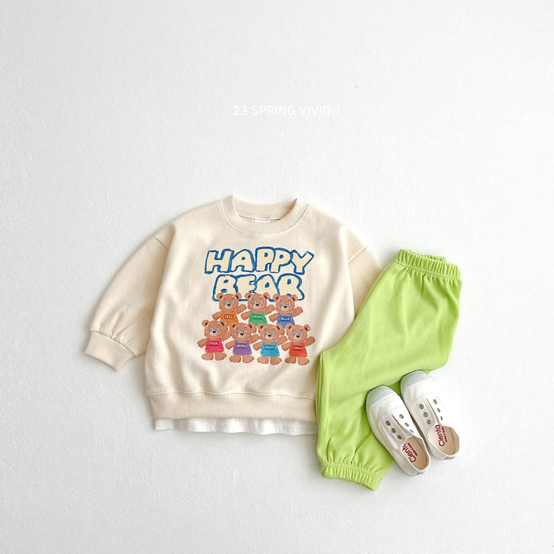 Vivid I - Korean Children Fashion - #childrensboutique - Rainbow Bear Hoody - 6