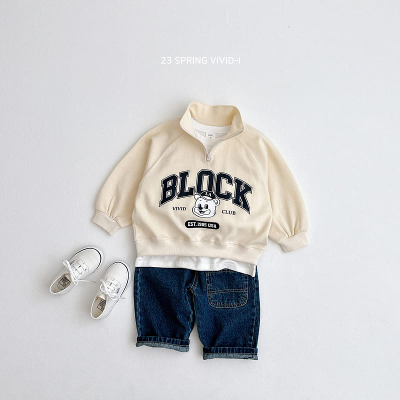 Vivid I - Korean Children Fashion - #childrensboutique - Block Anorak Top Bottom Set - 9