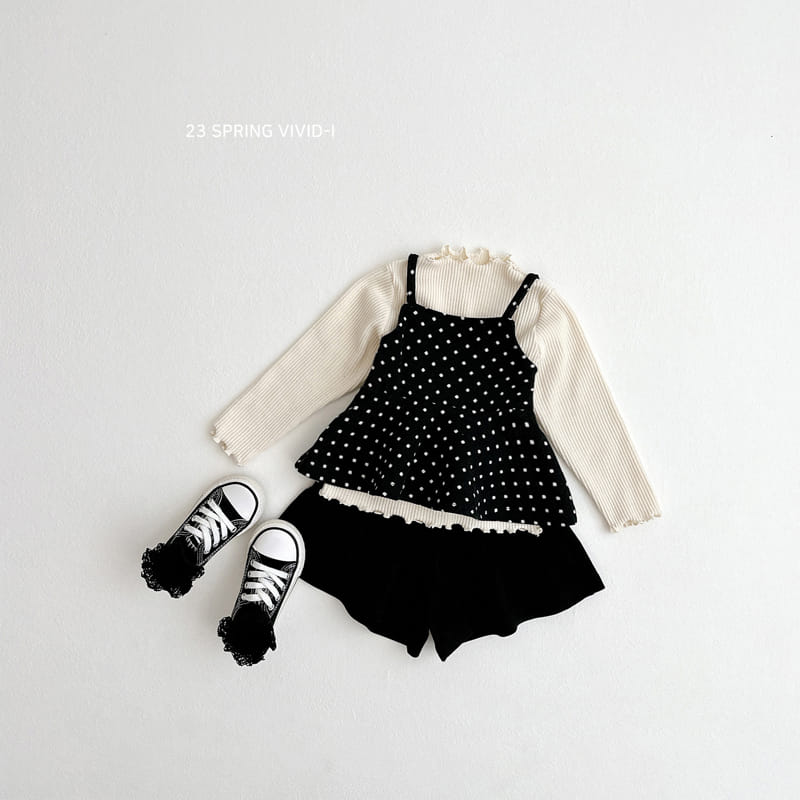 Vivid I - Korean Children Fashion - #designkidswear - Dot Bustier - 12