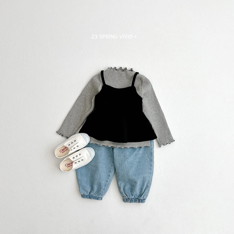 Vivid I - Korean Children Fashion - #designkidswear - Muzi Rib Tee - 9