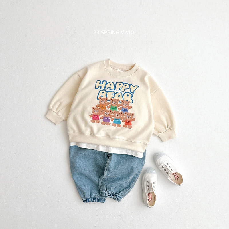Vivid I - Korean Children Fashion - #designkidswear - Rainbow Bear Hoody - 7